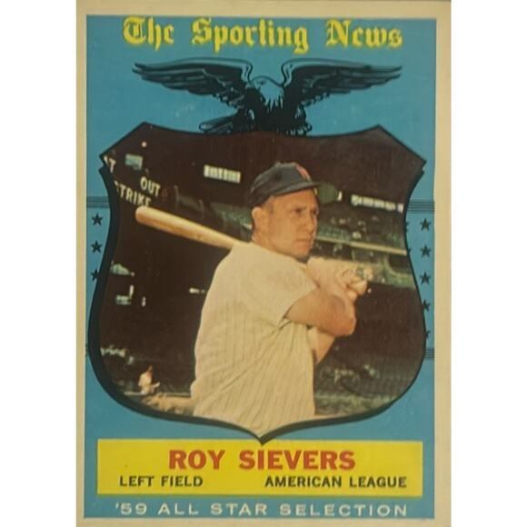 1959 Topps #566 Roy Sievers - Picture 2 of 3